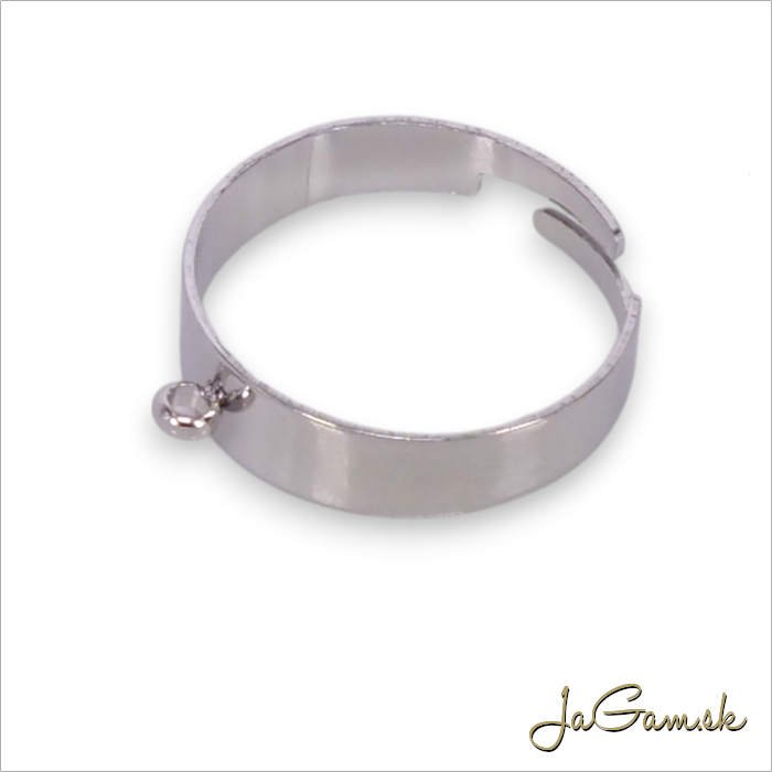 Základ na prsteň s krúžkom CHIRURGICKÁ OCEĽ (ch1728)